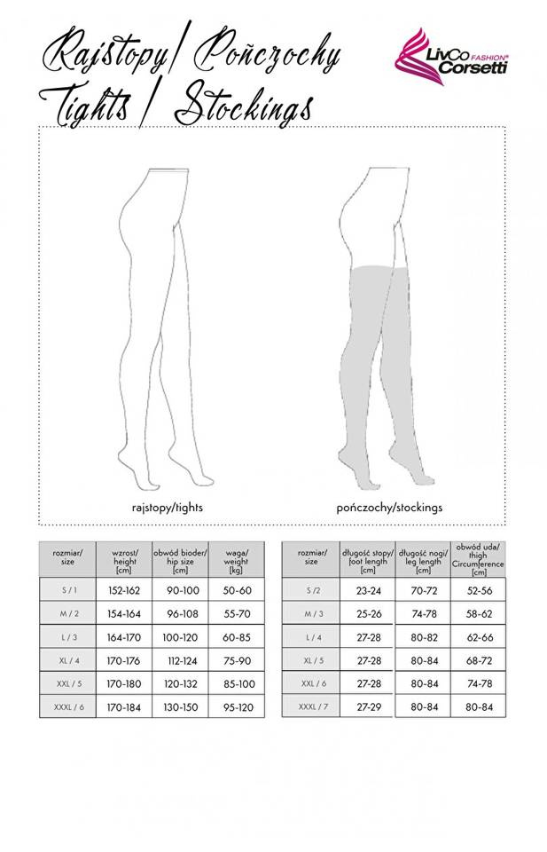Seksowne Rajstopy Z Imitacją Pończoch - Milly LivCo Corsetti L