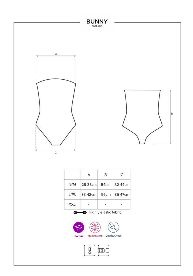 Figlarny Kostium Króliczka - Obsessive Bunny S/M