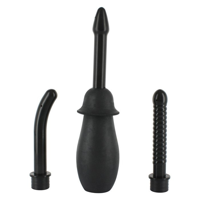 Gruszka Do Lewatywy - Irygator Anal Douche Kit Black