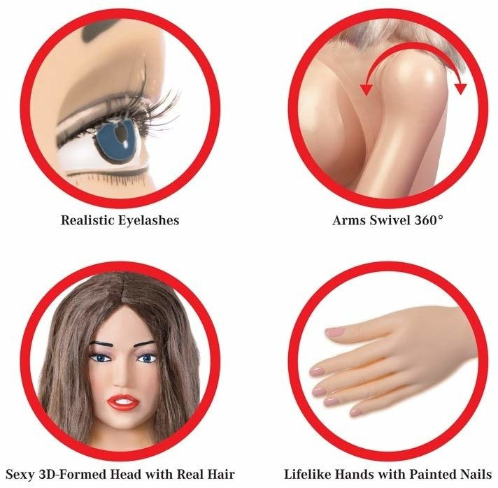 Piękna Brunetka Dmuchana Lala 3D Do Kochania - Agent 69