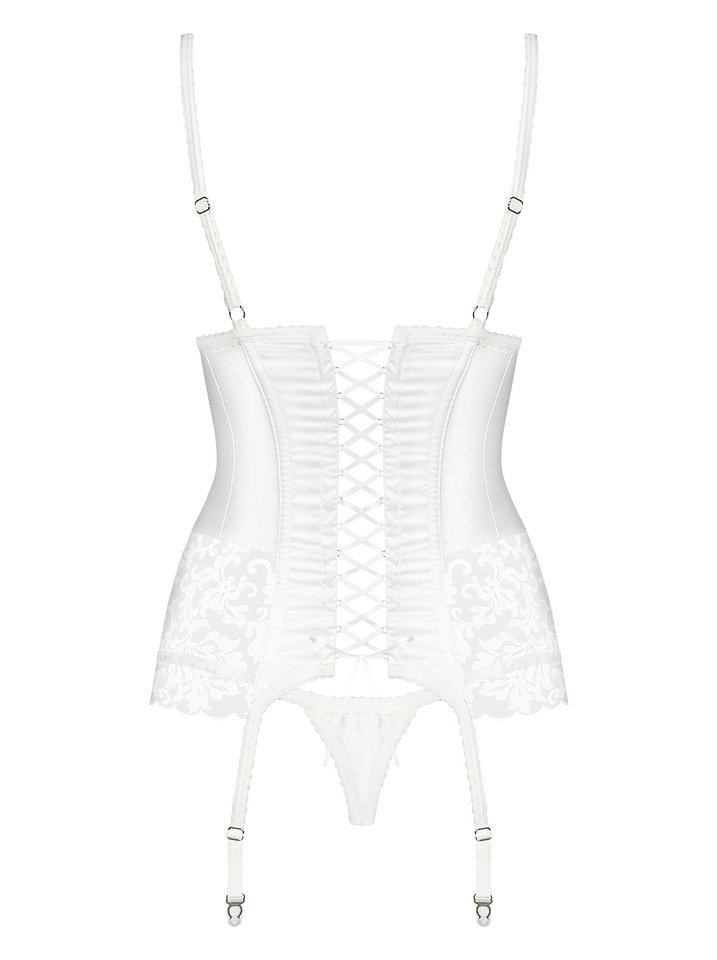 Kobiecy Gorset i Stringi - Obsessive 871-COR-2 S/M