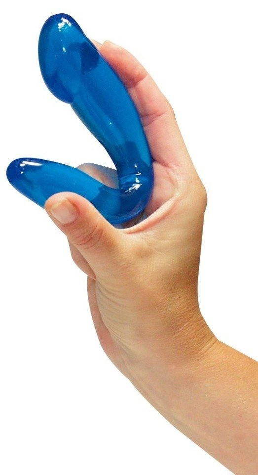 Dwustronne Żelowe Dildo Galaxia Blue