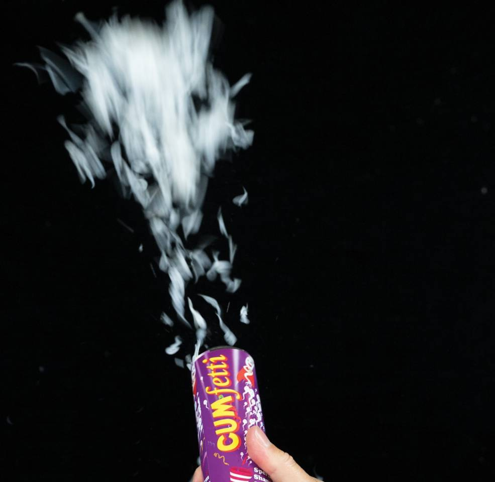 Zabawne Confetti W Kształcie Plemników - Cumfetti Party Popper