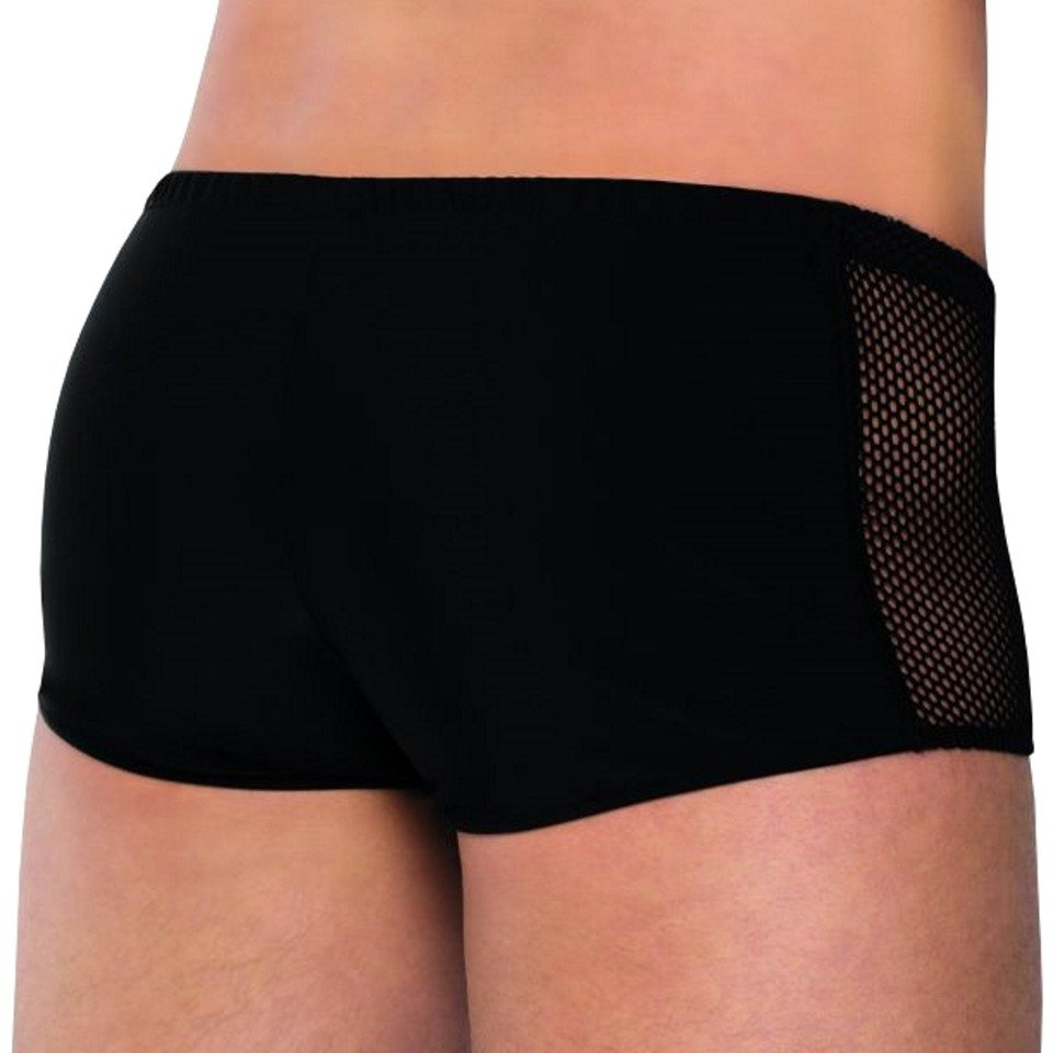 Czarne szorty męskie prześwitujące SoftLine 4515 XL