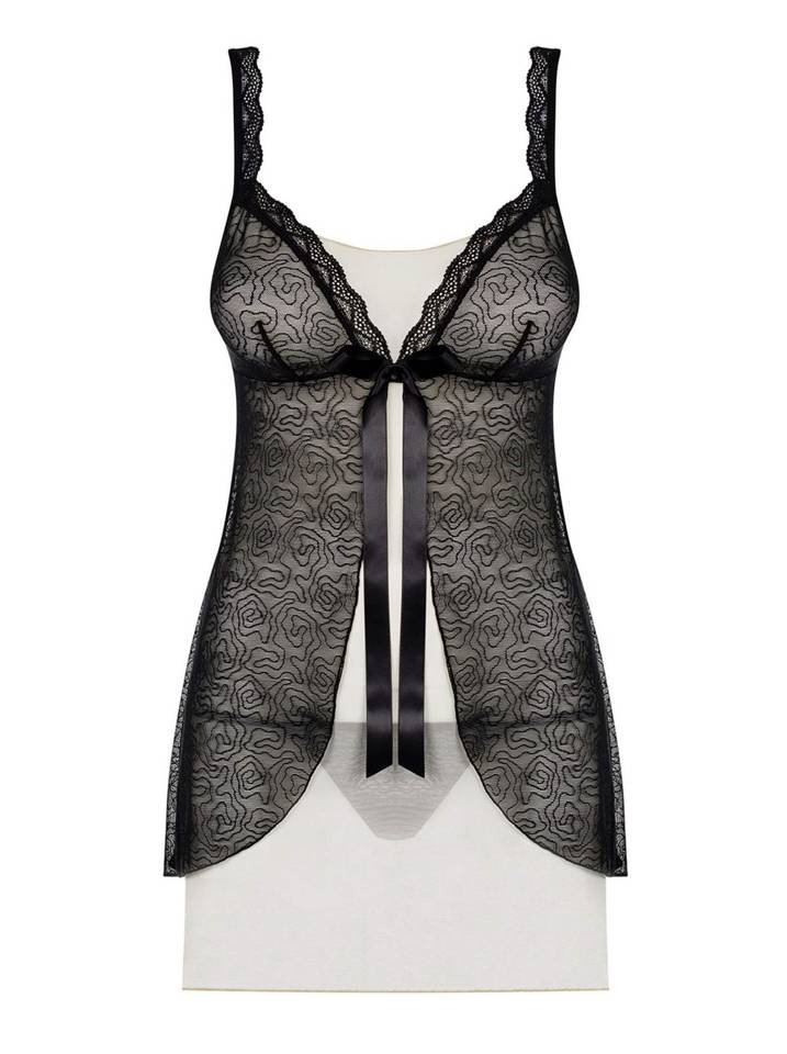 Obsessive Babydoll i Stringi - 811-BAB-4 L/XL