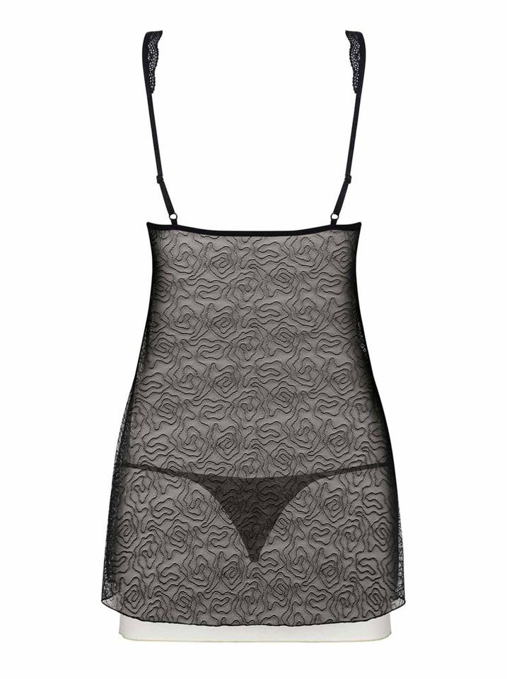Obsessive Babydoll i Stringi - 811-BAB-4 L/XL