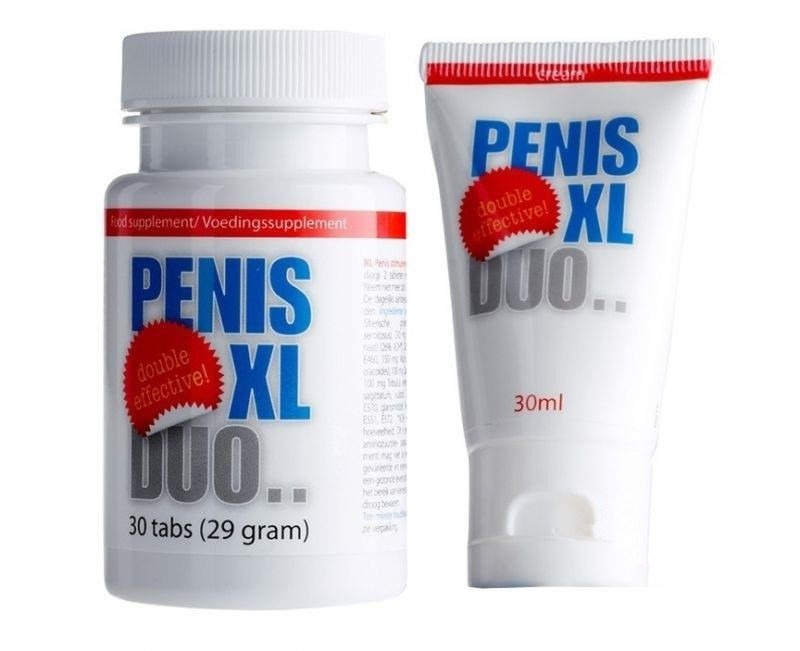 Tabletki I Krem Powiększające Penisa Penis Xl Duo Pack