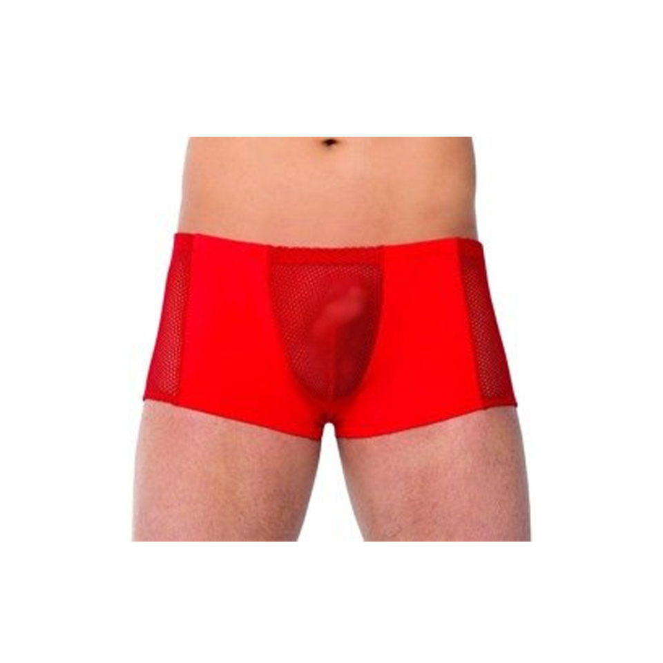 Czerwone szorty męskie prześwitujące SoftLine 4515 M
