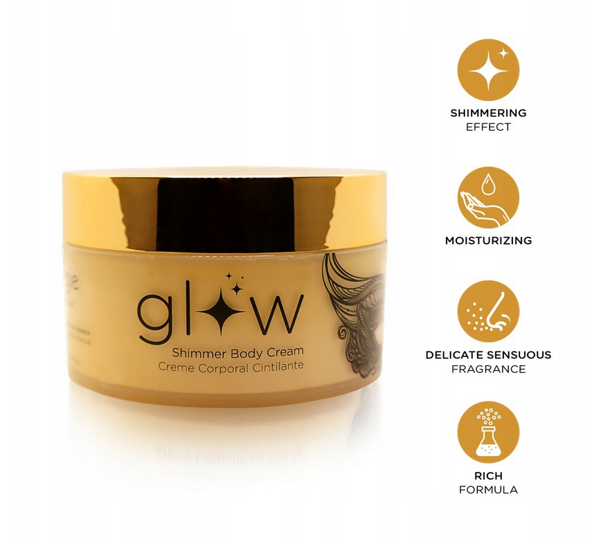 Krem Do Ciała Z Rozświetlaczem Glow Shimmering Make It Glow Orgie 250Ml