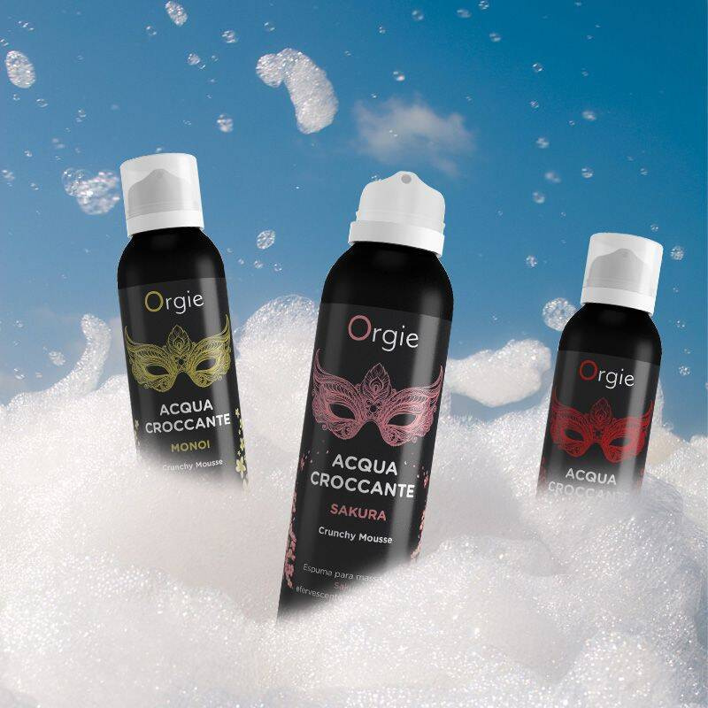 Pianka Musująca Do Masażu Acqua Croccante Crunchy Mousse Monoi Orgie 150 Ml