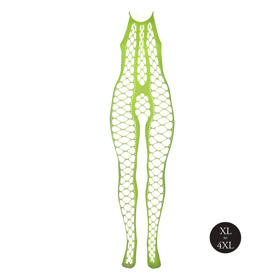 Neonowy Bodystocking Ouch! 835 Green XS/XL