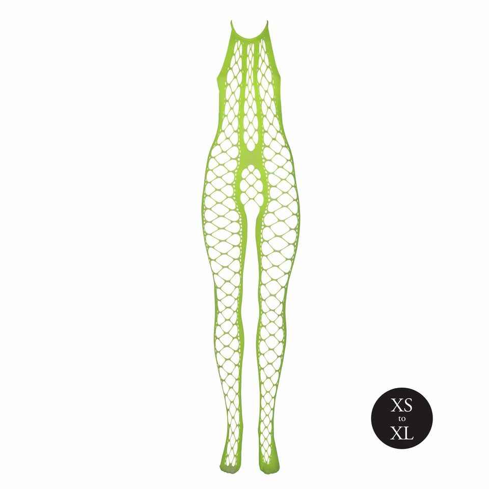 Neonowy Bodystocking Ouch! 835 Green XS/XL