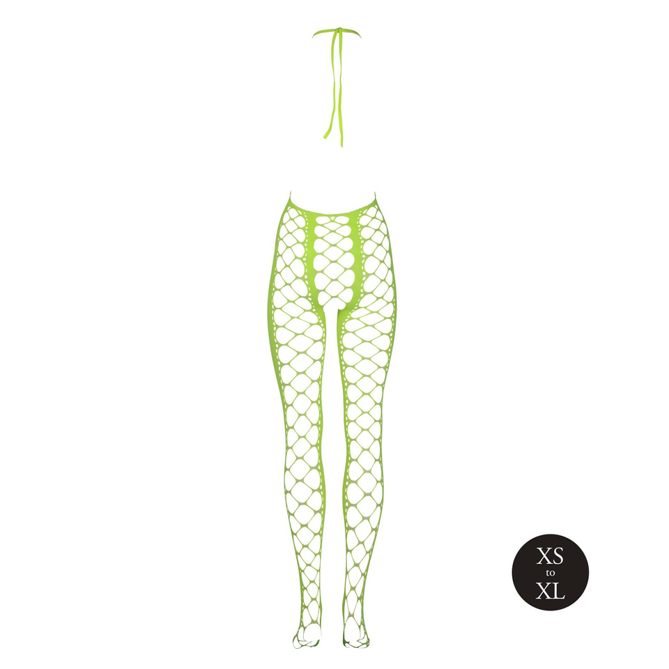 Neonowy Bodystocking Ouch! 835 Green XS/XL
