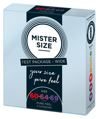 Zestaw Testowy Mister Size - Rozmiar 60, 64, 69