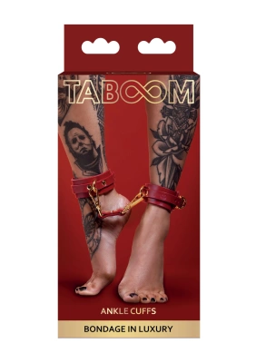 Kajdanki na Nogi BDSM TABOOM 17151 – ANKLE CUFFS LUXURY!