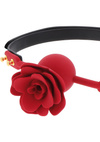 Knebel BDSM Wild Roses Ball Gag Czerwony Taboom