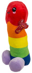 Rainbow Pluszowy Mały Penisek Do Ściskania 30 cm – Uroczy i Zabawny Prezent