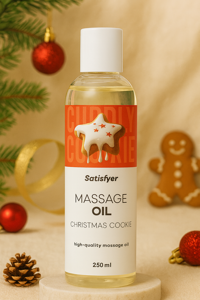 Olejek Do Masażu O Zapachu Ciasteczek Satisfyer Christmas Cookie 250 Ml