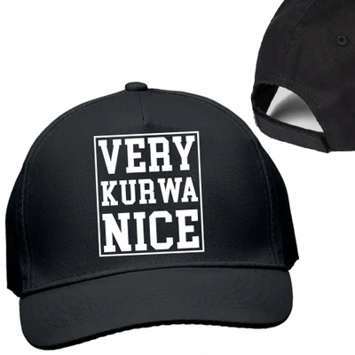 Czapka z daszkiem Very Kurwa Nice Super Prezent