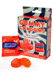 Jadalne prezerwatywy żelki truskawkowe - Gummy Condoms