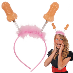 Opaska imprezowa z penisami - Zabawny gadżet na wieczór panieński