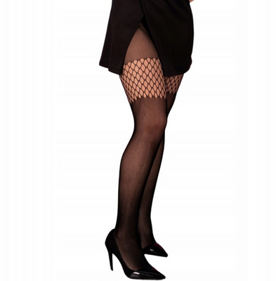Gorące Czarne Rajstopy Anann LivCo Corsetti – Wyjątkowe Zmysłowe Wycięcia