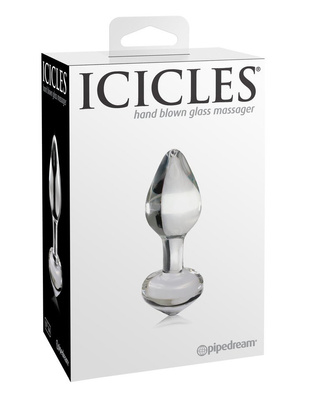 Klasyczna Szklana Wtyczka Analna Icicles No 44