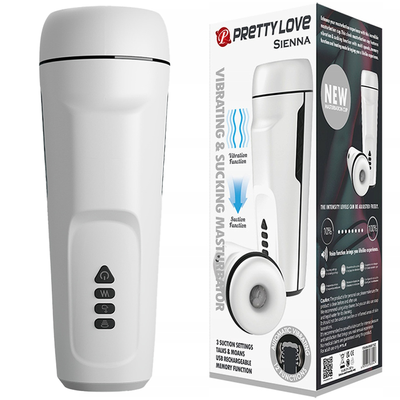 Pretty Love Sienna – Masturbator Męski z 7 Trybami Ssania i Wibracji