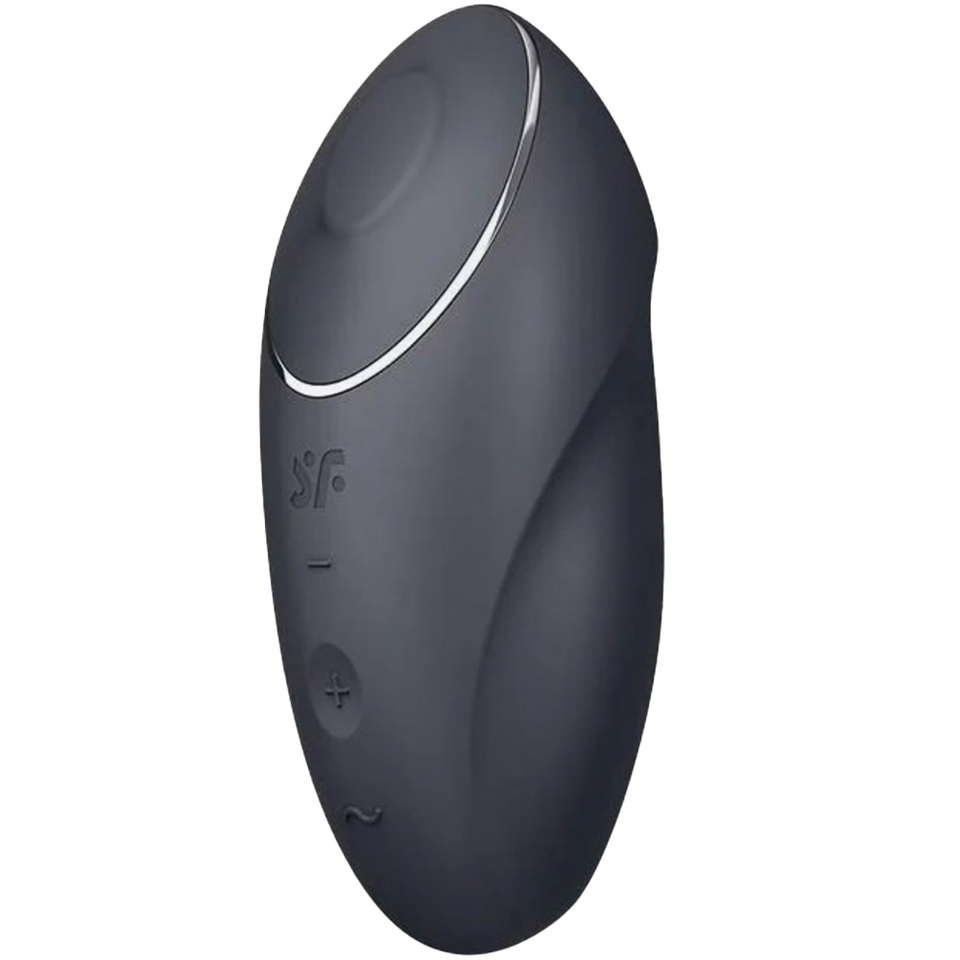 Wibrator Zasysający Tap & Climax 2 Grey 11 Programów Wibracji Satisfyer