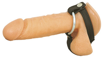 Nakładka na penisa z kółkiem Leder 7013