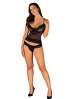 Zestaw Ivannes Obsessive – Top i Figi, Koronkowe, Odsłonięte Plecy