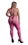 Neonowy Bodystocking Ouch! 835 Pink UV Siateczka Druga Skóra!