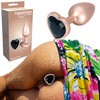 ToyJoy Happiness – Korek Analny z Czarnym Kryształkiem w Kształcie Serca