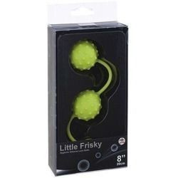 Silikonowe Kule Gejszy z Wypustkami Stymulującymi Little Frisky