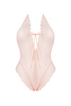 Body Lannuit Livco Corsetti Peach Brzoskwiniowa Koronka Sexy Dekolt!