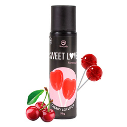 Jadalny żel erotyczny wiśniowy lizak Sweet Love Foreplay Gel Cherry Lollipop