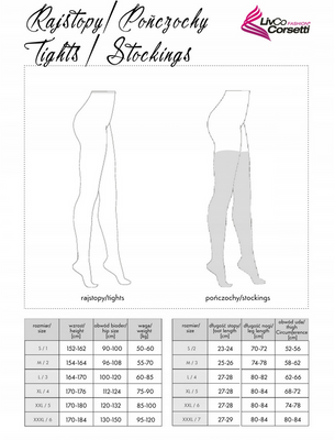 Gorące Czarne Rajstopy Anann LivCo Corsetti – Wyjątkowe Zmysłowe Wycięcia