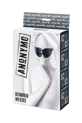 Anonymo Blindfold No 0203 – czarna opaska na oczy