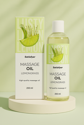 Olejek do masażu o zapachu trawy cytrynowej Satisfyer Lemongrass 250 ml