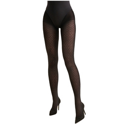 Czarne Seksowne Rajstopy Dafne – Gabriella 1218 Wzorzyste, Eleganckie i Zmysłowe