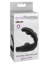 Wibrujący masażer analny z pierścieniem na penisa Anal Fantasy Reach Around