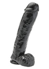 Czarny Gigant Dildo Z Przyssawką - Get Real 11" 28cm