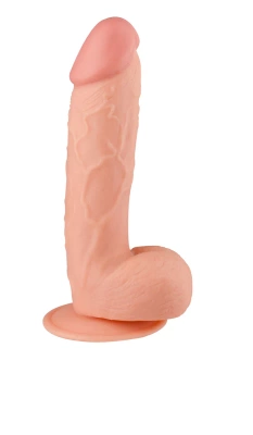 Hoodlum 8" – Dildo Realistyczne z Dużymi Jądrami i Przyssawką