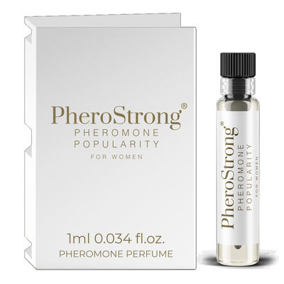 PheroStrong Popularity For Women – zapach, który czyni Cię niezapomnianą, pewną siebie i pożądaną.