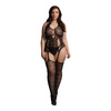 Bodystocking siateczkowy Le Désir - Zmysłowy czarny Sexy bodystocking 14