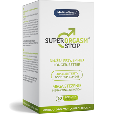 Super Orgasm Stop – Kapsułki Na Przedwczesny Wytrysk i Opóźnienie Orgazmu 60 caps