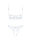 Zestaw Heavenlly Obsessive – Otwarty Biustonosz Cupless i Stringi Crotchless