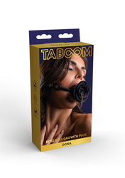 Ekskluzywny knebel BDSM Taboom Dona Rose Ball Gag with Plug 17310