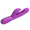 Fioletowy Wibrator z Podwójną Stymulacją  PRETTY LOVE - Kampas Purple