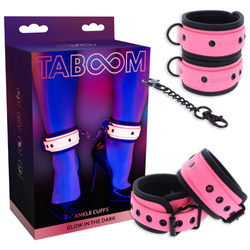 Kajdanki na Nogi BDSM Świecące w Ciemności TABOOM 17201 – ANKLE CUFFS!